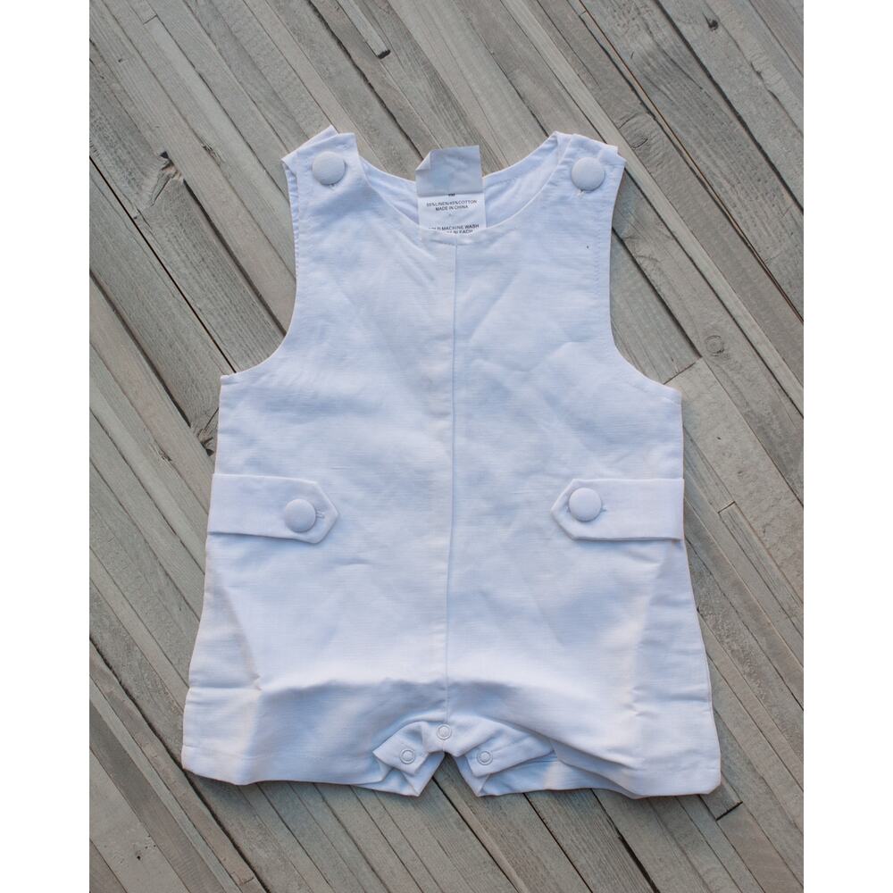 Linen Blend Jon Jon 6 month Size NWT